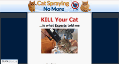 Desktop Screenshot of catsprayingnomore.com